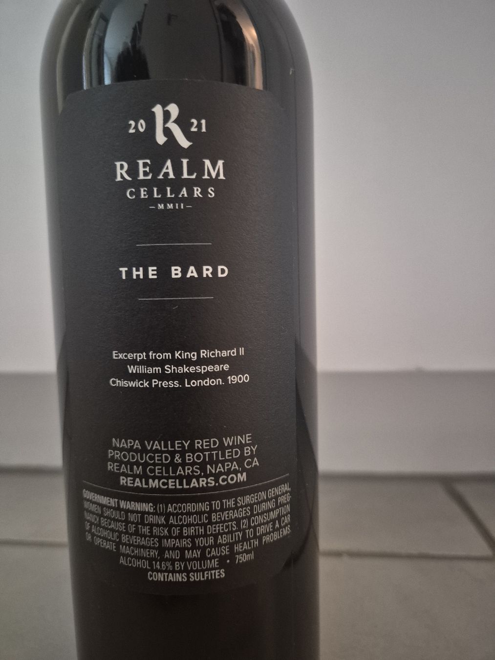 Vino: Wein Napa Valley REALM CELLARS – Nuovo (secondo la descrizione) da Volketswil venduto da 2000ra 1