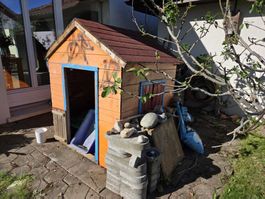 Kinderspielhaus Holz Outdoor