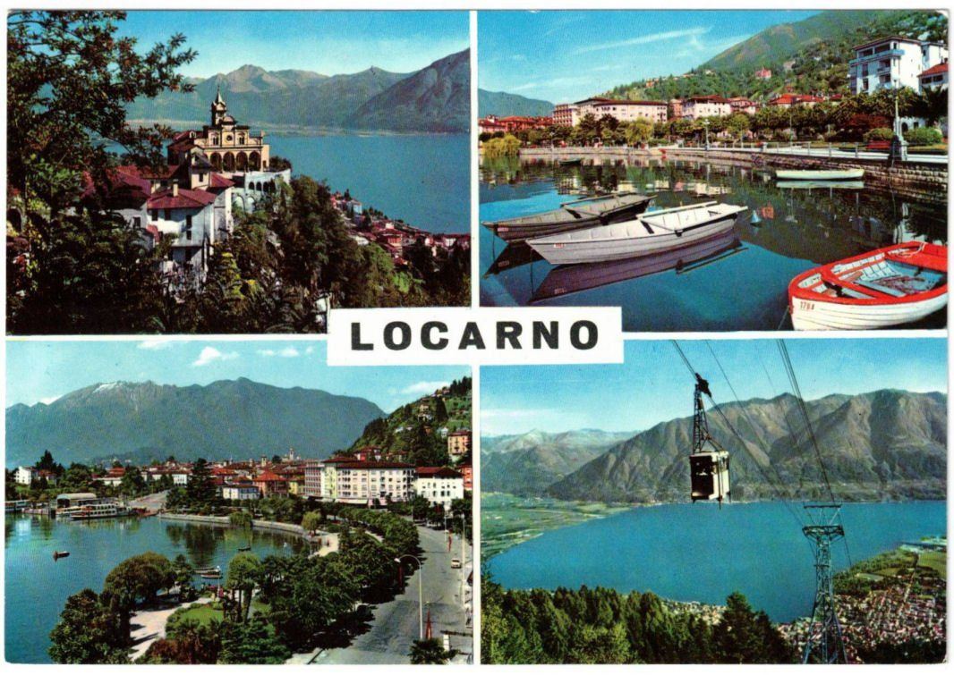 Cartoline postali: Locarno - 4 Bild AK – Usato da Binningen venduto da Mountainrider