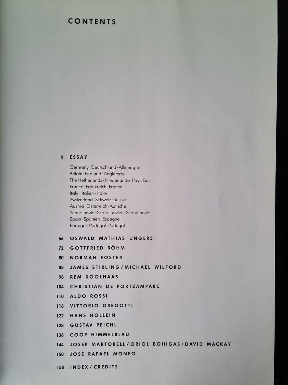 Libri: Contemporary European Architects – Usato da Sutz venduto da Rawypp 2