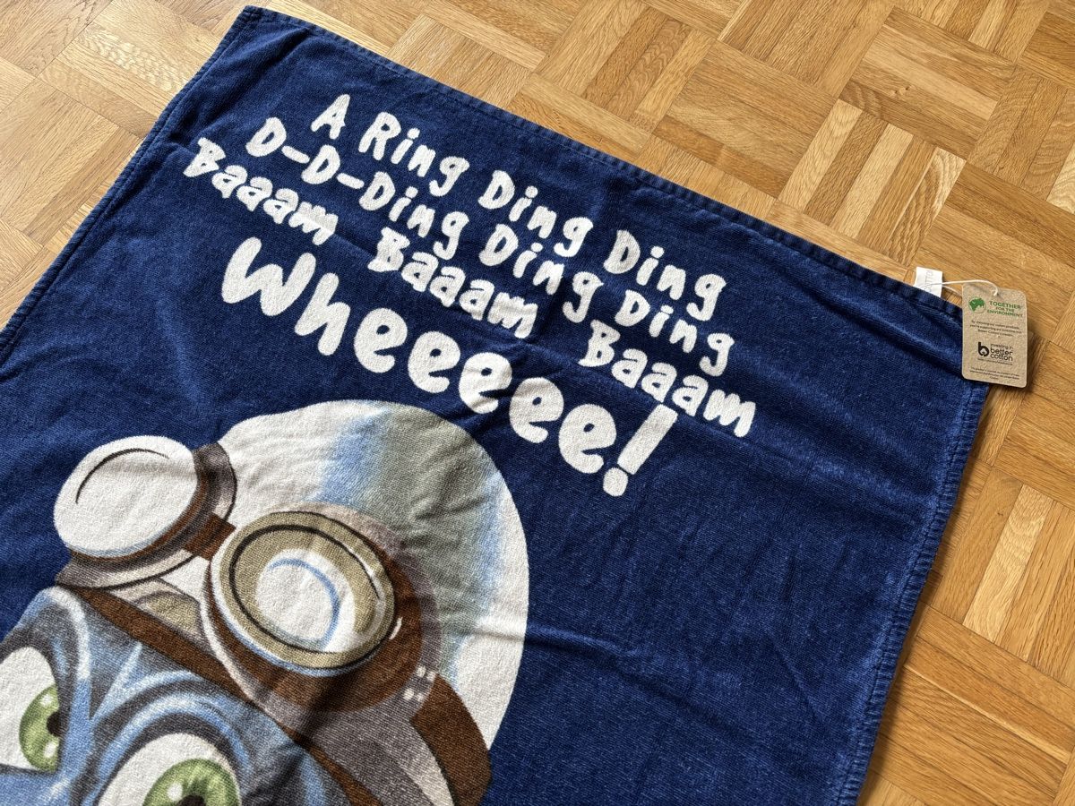 Teli da bagno: NEU** Crazy Frog Badetuch - 70x145cm – Nuovo e nell'imballaggio originale da Jona venduto da Sid100 2
