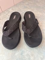 Sketcher Flip Flops schwarz-grau, Grösse 40