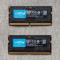 Crucial 64GB DDR5-4800 SO-DIMM Laptop RAM (2x32GB)