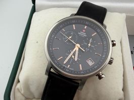 SWISS MILITARY Full Set montre homme  / Herrenuhr läuft