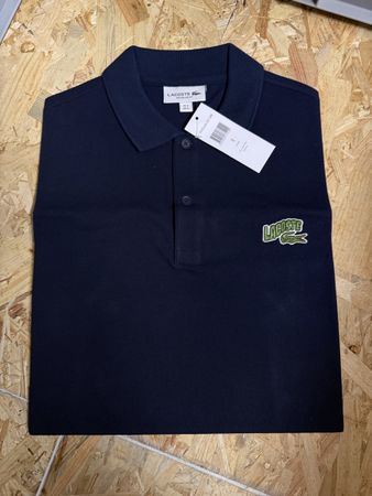 Lacoste Polohemd, Neu mit Etikett, Dunkelblau, Grösse S