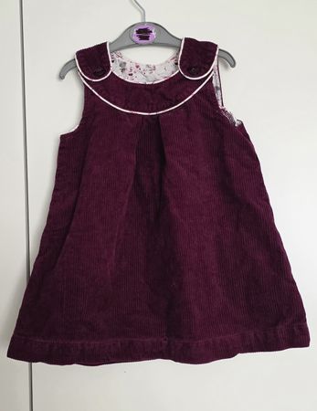 Weinrotes Kleid Gr. 92