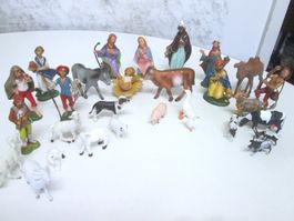 Krippenfiguren aus Kunststoff, Vintage – 2