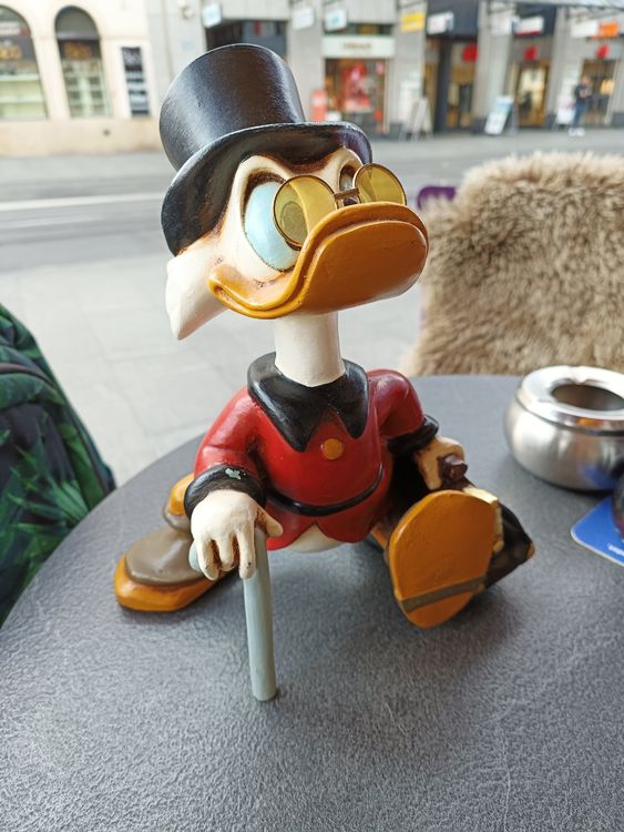 Dagobert Duck mit Geldkoffer von Walt Disney / 1980 | Acheter sur Ricardo