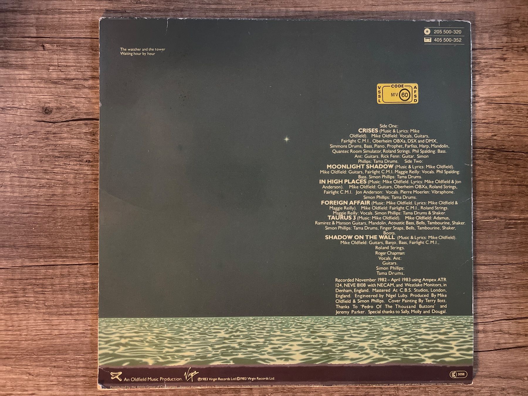 Dischi in vinile: S1518/Mike Oldfield - Crises – Usato da Frutigen venduto da Philippe_jsp 1