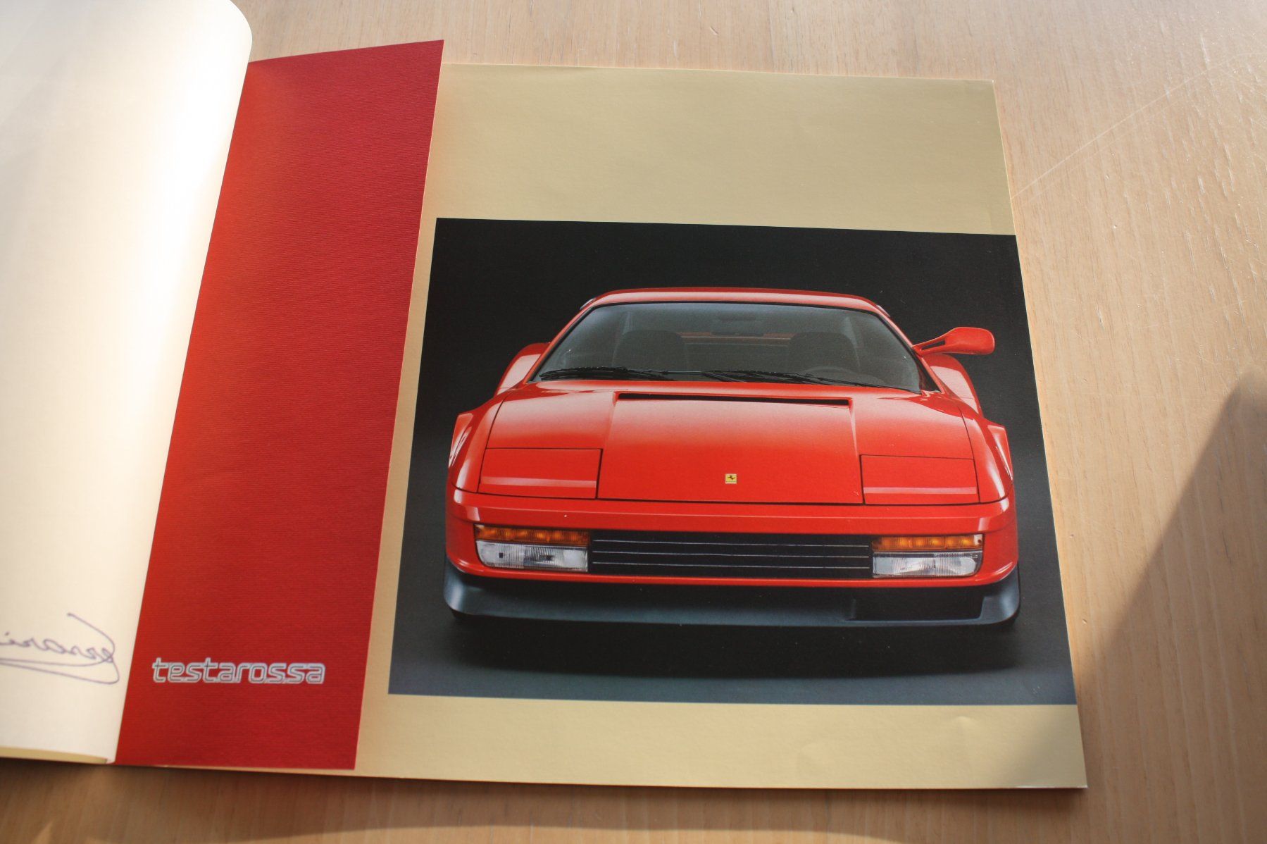 Ferrari Dokumente: Ferrari Testarossa Prospekt 2/1988 – Gebraucht aus Wikon von erwin400 1