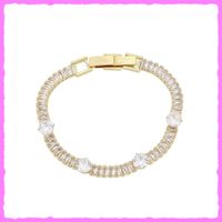 Exklusives Armband mit Zirkonia 14K Vergoldet