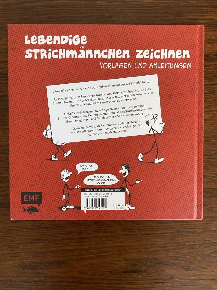 Bücher: Illustration Buch - Lebendige Strichmännchen zeichnen – Neu (gemäss Beschreibung) aus Chur von np-du 1
