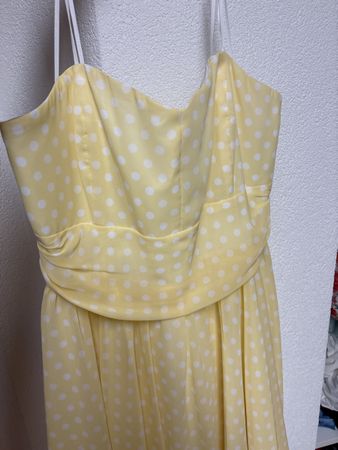 Sommerkleid gelb gepunktet Gr. 46 SWING