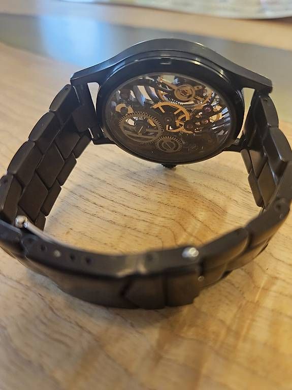 Montres: Montre squelette noire  – D'occasion à châtelaine par dids92 1