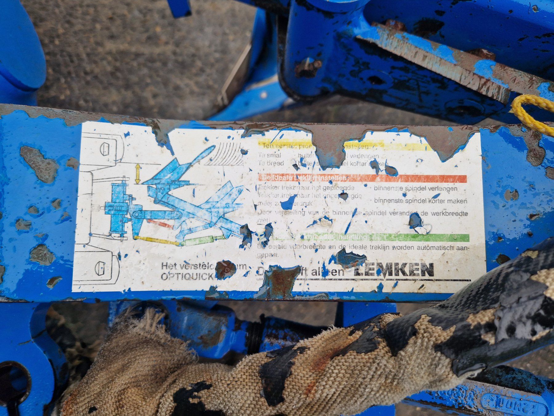Lemken Charrues: 4 Schar Pflug Lemken VariOpal 5 – D'occasion à Lommis par paha03 7