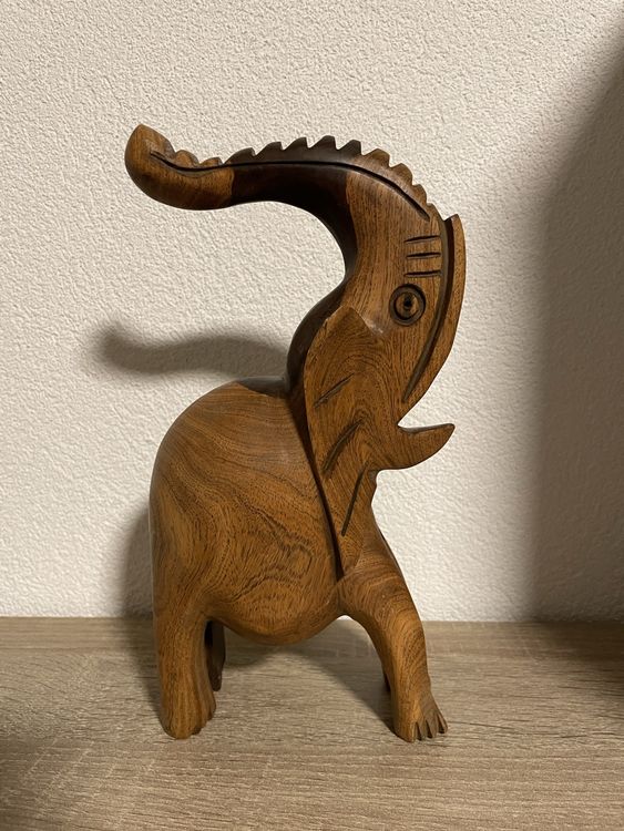Boîte En Bois De Mangue Sculptée éléphant - Rangement Déco Style Bohème (Puckator)