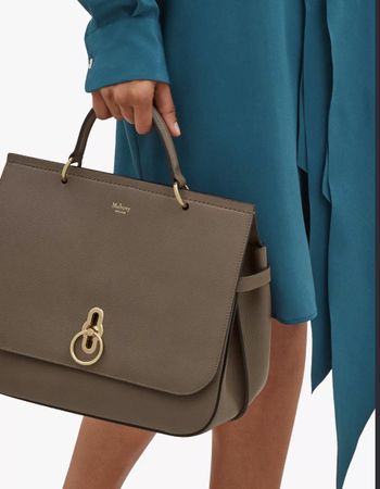 Mulberry Amberley Classic Grain Leather Satchel Bag