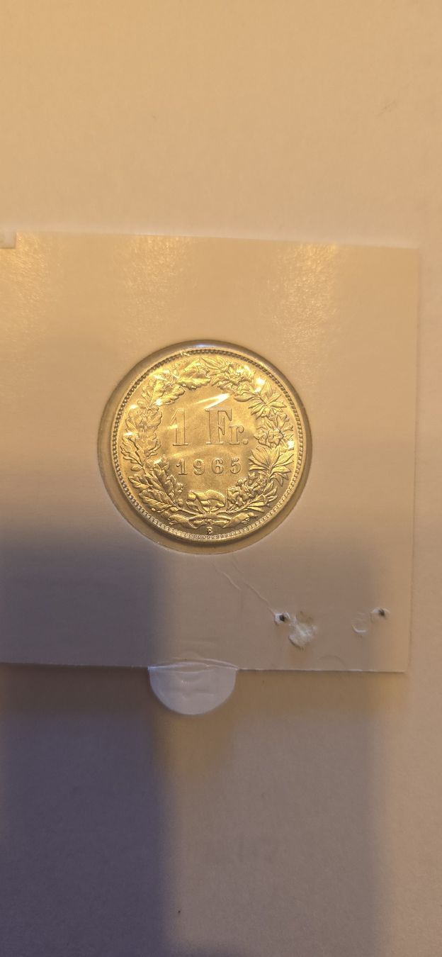Tutti le monete: piece 1chf 1965 UNZ – Nuovo (secondo la descrizione) da Fribourg venduto da yan_z5fr