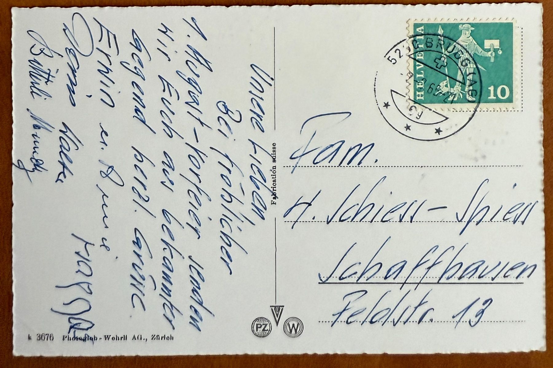 Cartoline postali: Bölchenflüh  - Animée 1965 – Usato da Lutry venduto da Ediego 1