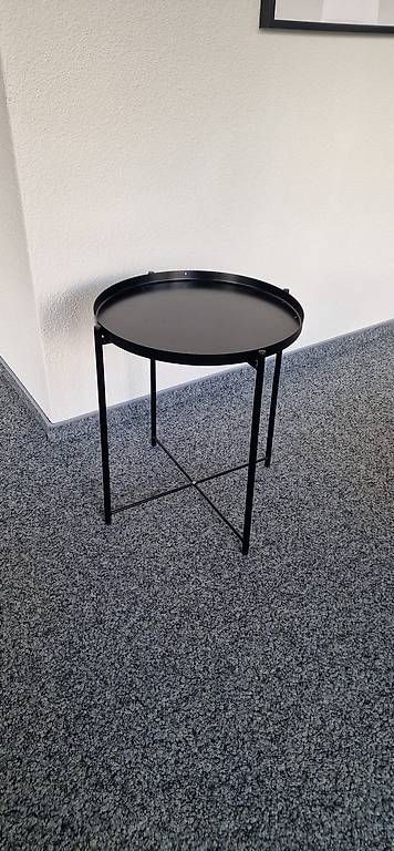 Tavoli: Tabletttisch, schwarz, 45x53 cm – Usato da Luzern venduto da skula