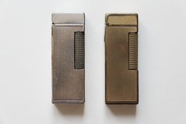 2x DUNHILL ROLLAGAS FEUERZEUG