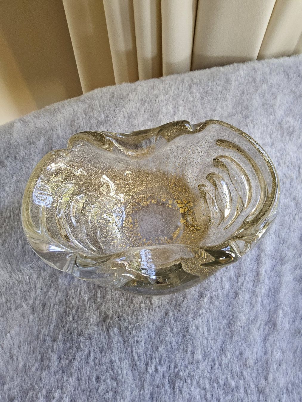Murano Ciotole: Handmade MURANO Schale mit Blattgold Einschlüssen – Usato da Zürich venduto da SciTec 1