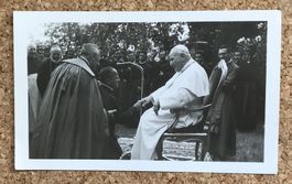 ANTIKES FOTO PAPST BESUCH