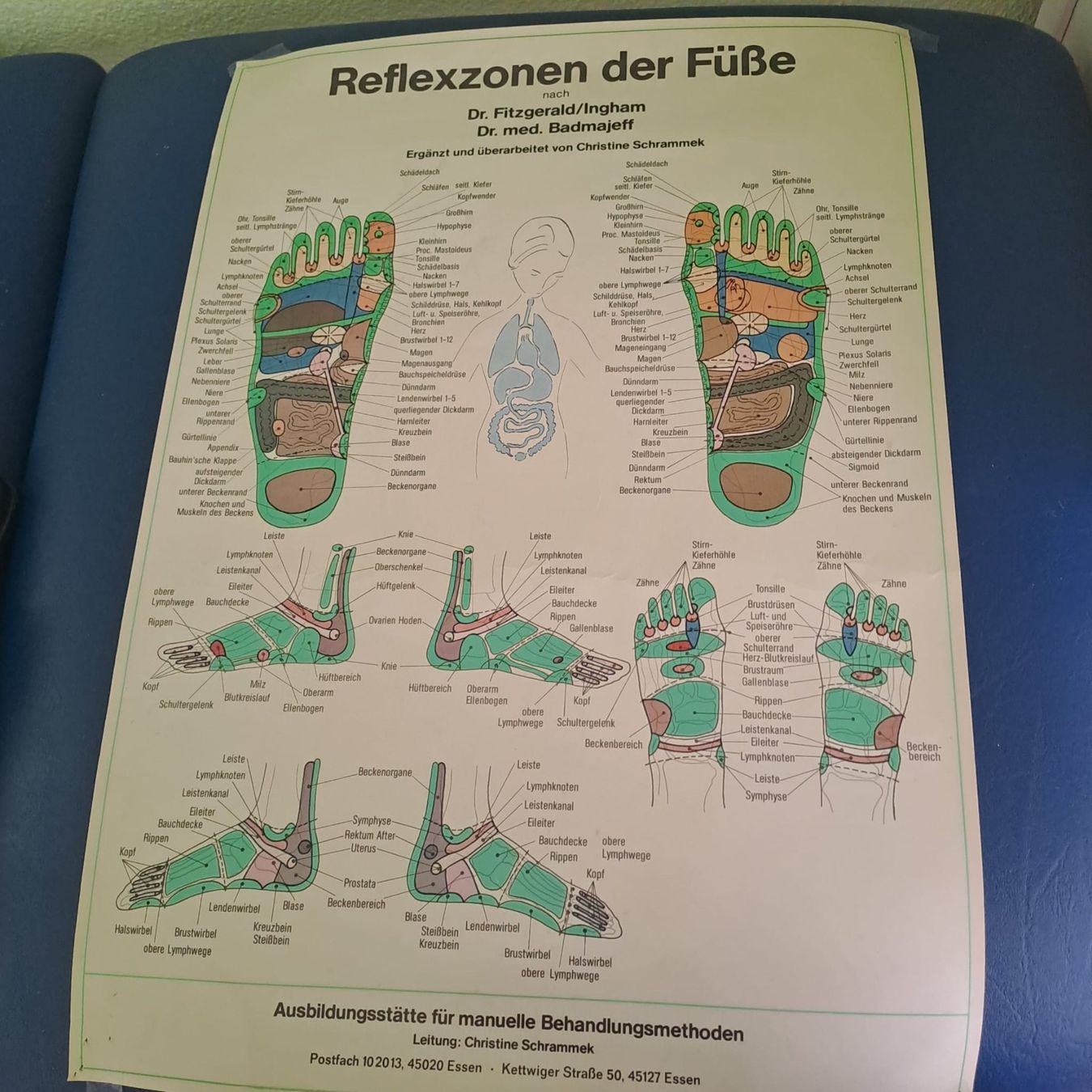 Foto & Immagini: Poster Fussreflexzonenmasssage – Usato da vordemwald venduto da Zopf0