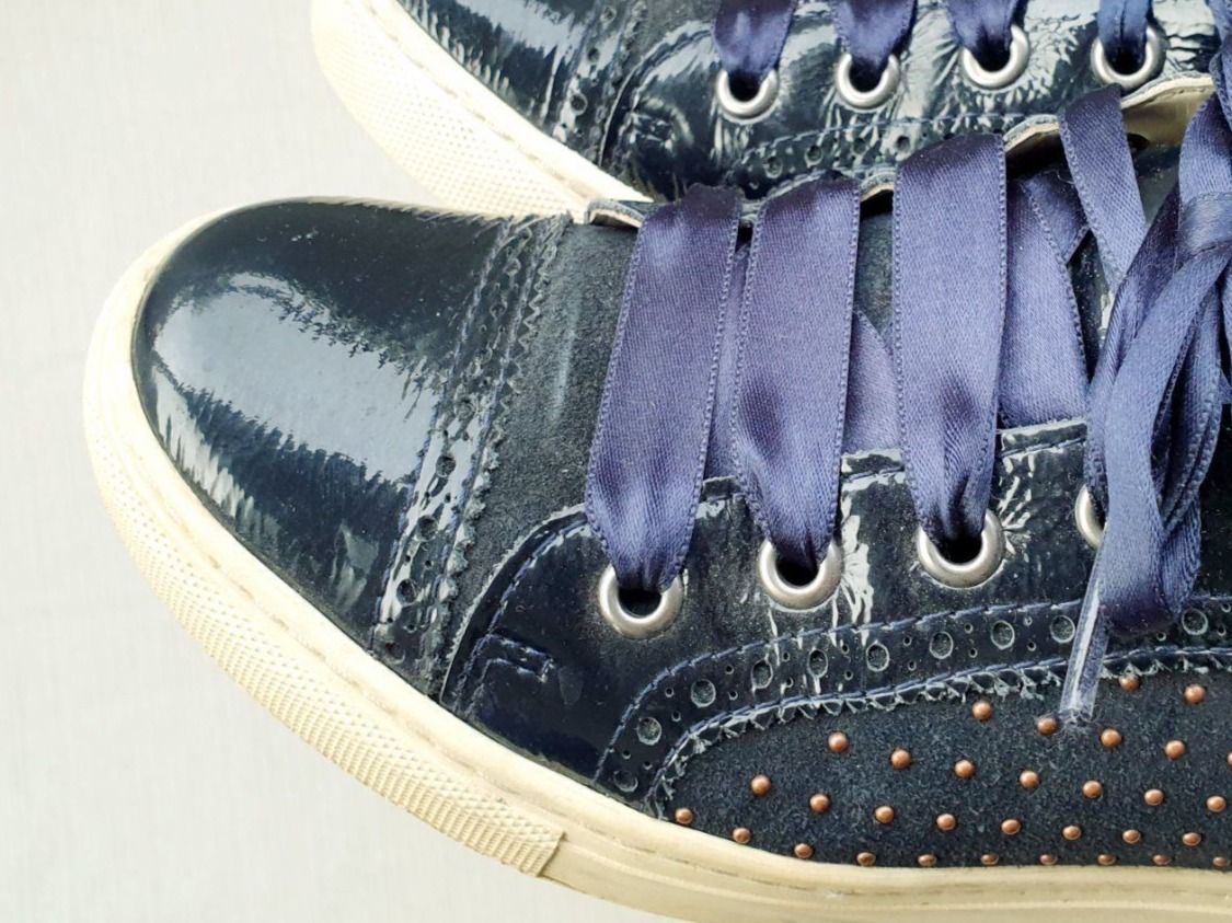 Navyboot Damenschuhe: NAVYBOOT SNEAKER SCHUHE BLAU ECHT LEDER 35 HALBSCHUH TOP – Gebraucht aus Elsau von the-colorful-side 2