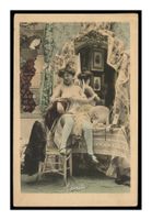 GRIVOISE - 1900 "Femme en déshabillé Boudoir"