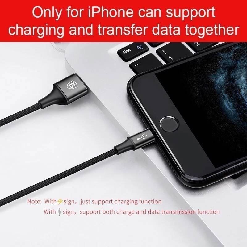 Baseus Cavi: Câble 3 sorties iPhone 13/12 MicroUSB – Nuovo e nell'imballaggio originale da Morges venduto da DigiAC 1