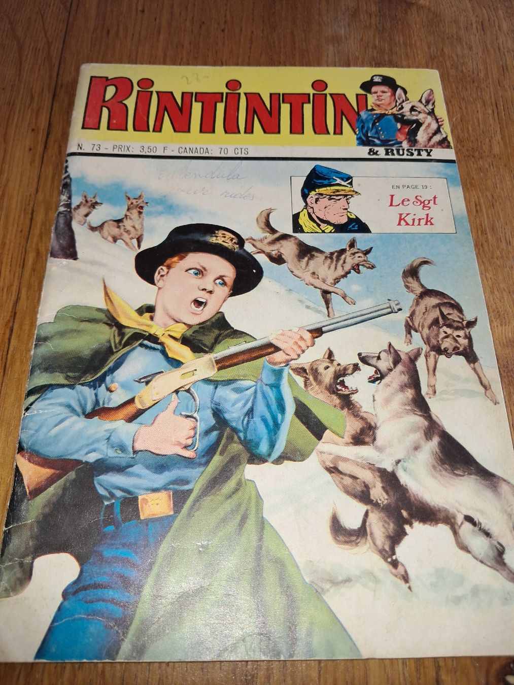 Fumetti: Bd numéro 73 Rin Tin Tin & Rusty – Usato da Le locle venduto da juliensaran
