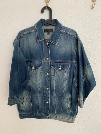 Mango Jeans Jacke oversized destroyed Look Gr. S