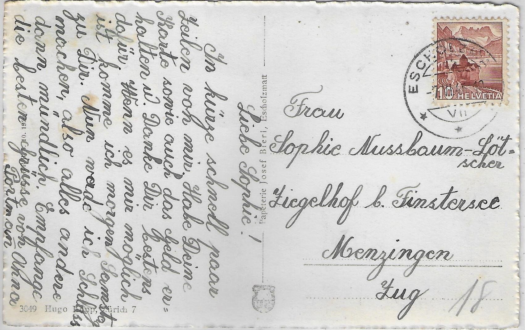 Cartoline postali: Escholzmatt - Generalansicht – Usato da Ettingen venduto da Kartenplanet 1