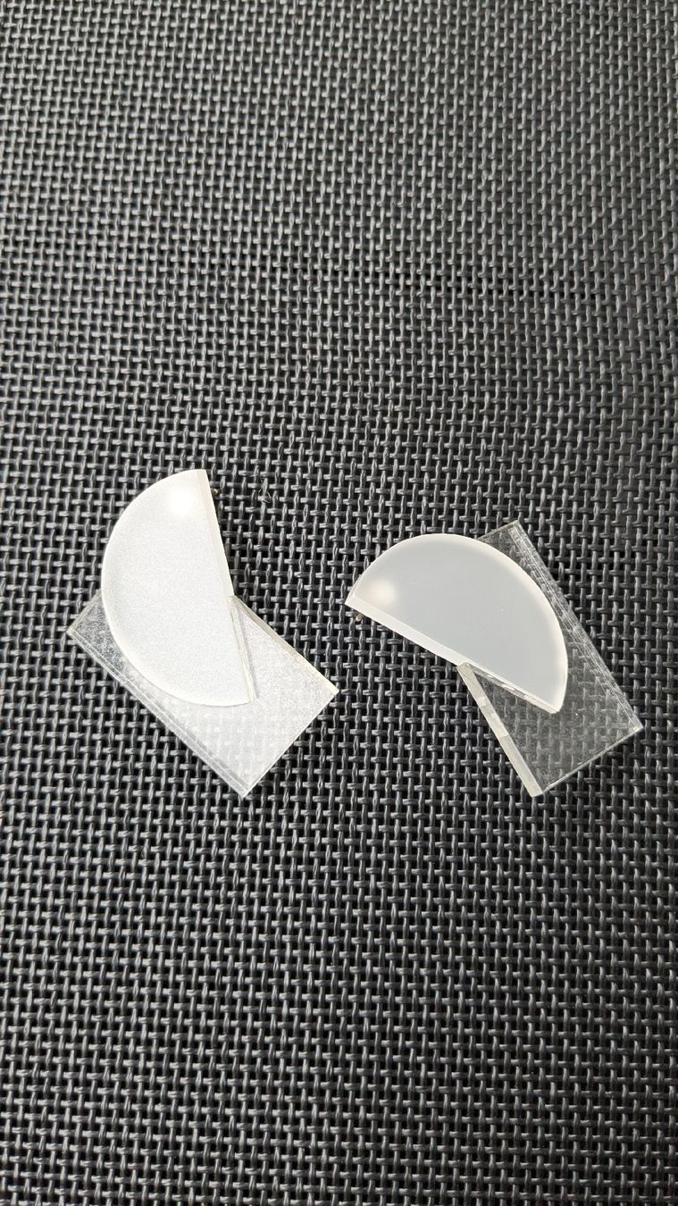 Orecchini pendenti & Orecchini a lobo: Designer Ohrringe aus Plexiglas – Usato da Basel venduto da cla_qrg5 2