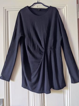 COS : Pull marine drapé S-M-L