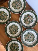 Assiette Nina porcelaine 6 pièces vintage 70s
