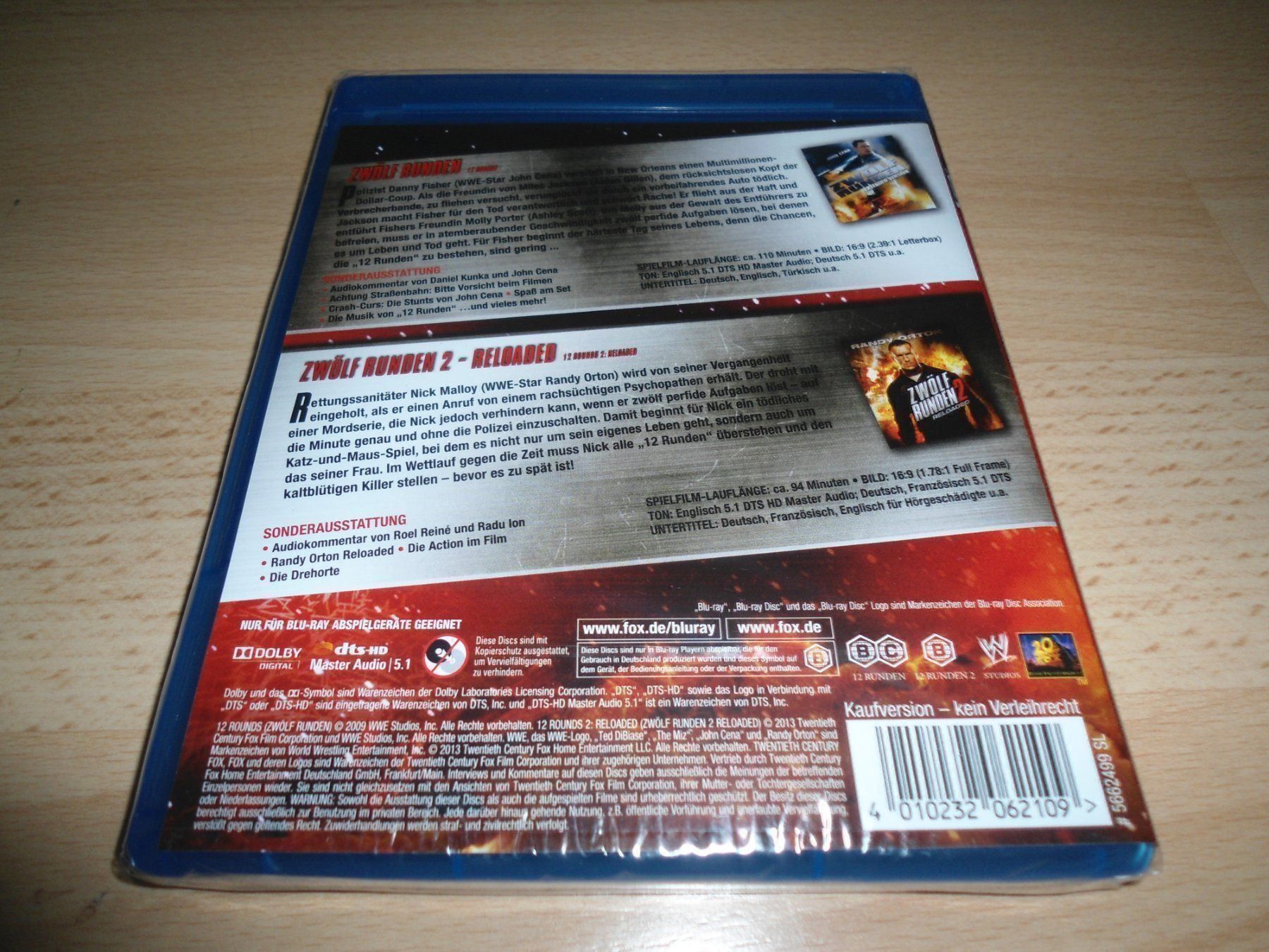 Tutti i DVDs: Zwölf Runden 1+2 - UNCUT – Nuovo e nell'imballaggio originale da Basel venduto da havsok 1