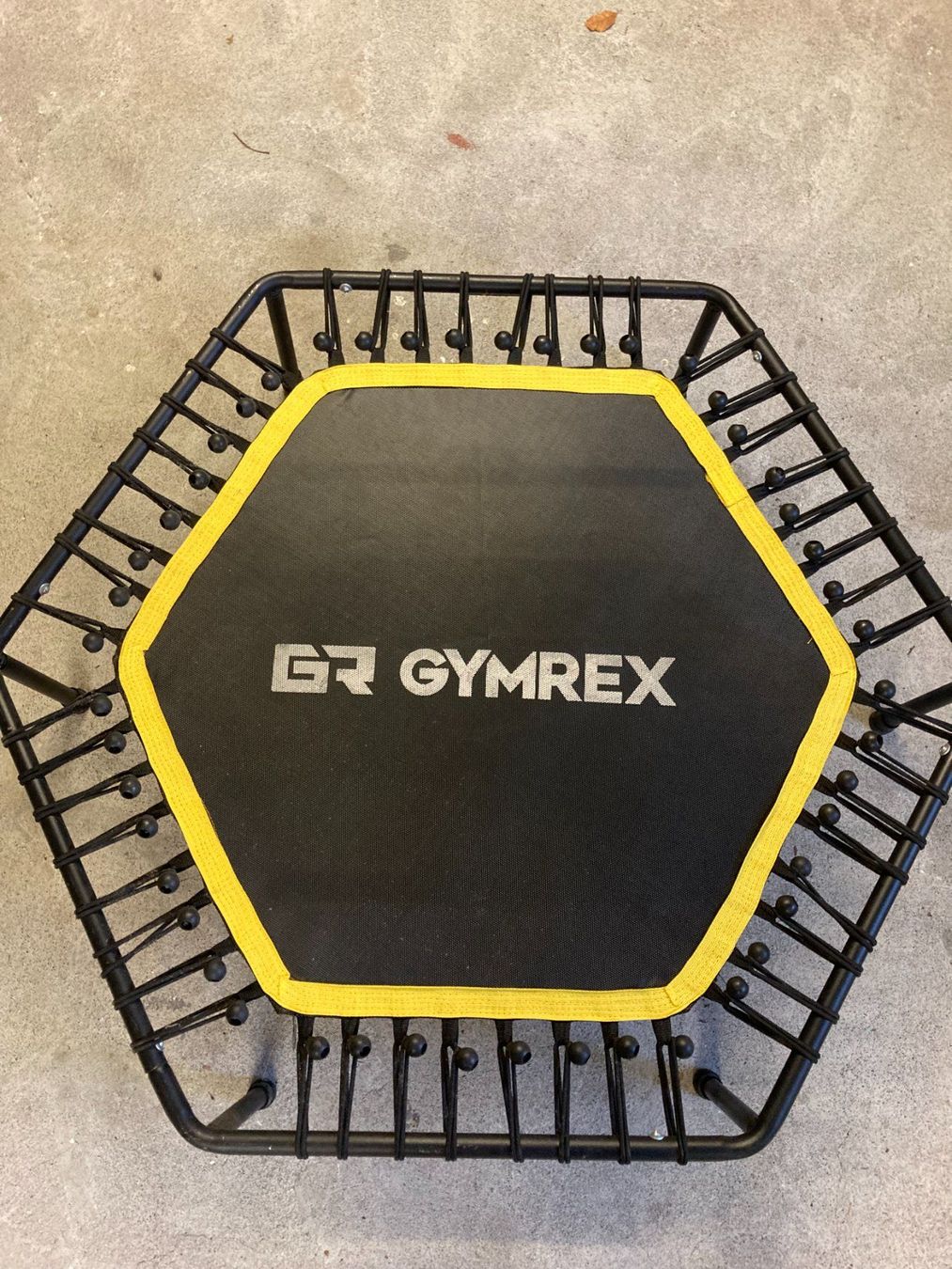 Trampolini: Fitness-Trampolin Gymrex gelb – Usato da Schötz venduto da Jekyll666 1