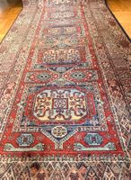 Ancien tapis”Carpet Pharo" Beshir , “Léo bel Gicus" 325x90cm