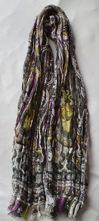 Écharpe Ou Foulard ETRO En Soie Multicolore - 158x67 Cm, Occasion, Style Rectangulaire Femme