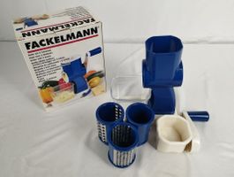 FACKELMANN Reibe mit 3 Trommeln