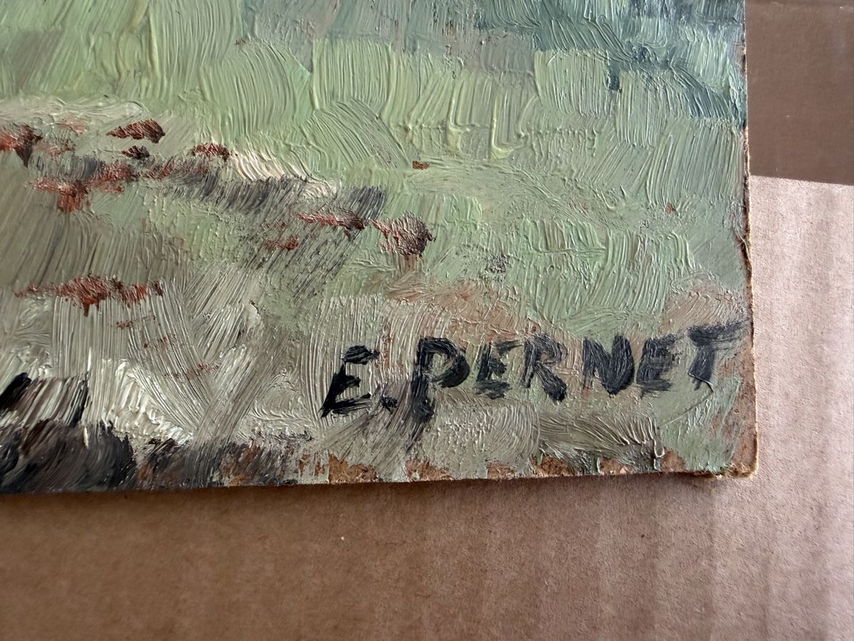 Dipinti: Tableau paysage de E.Pernet – Usato da Echallens venduto da leo_dk2d 1