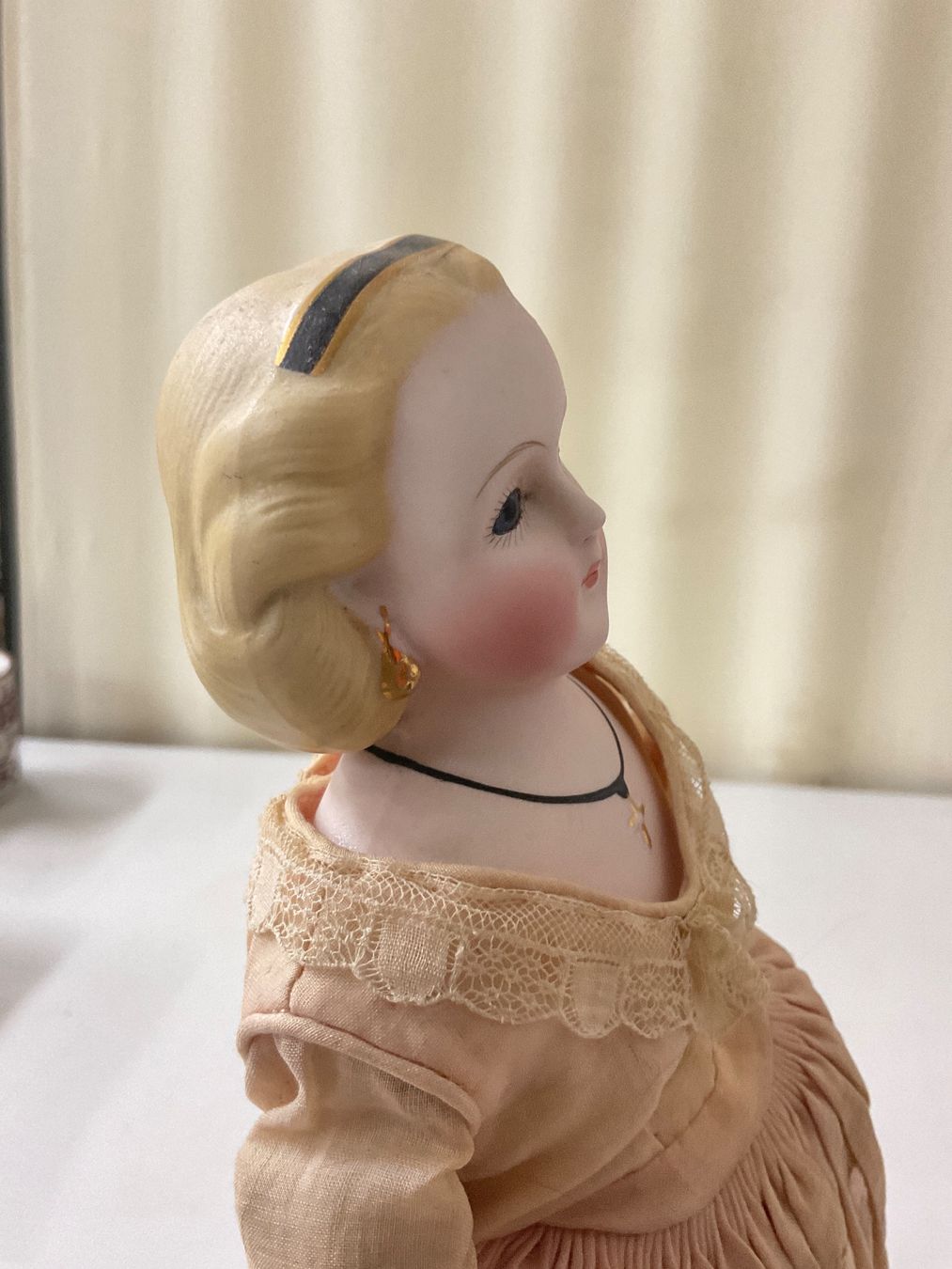 Bambole: Antike Puppe mit Stoffkörper, Länge ca. 35 cm – Usato da Bern venduto da vielerart 4