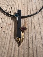 Extravagantes Collier aus Weissgold und Gelbgold❤️