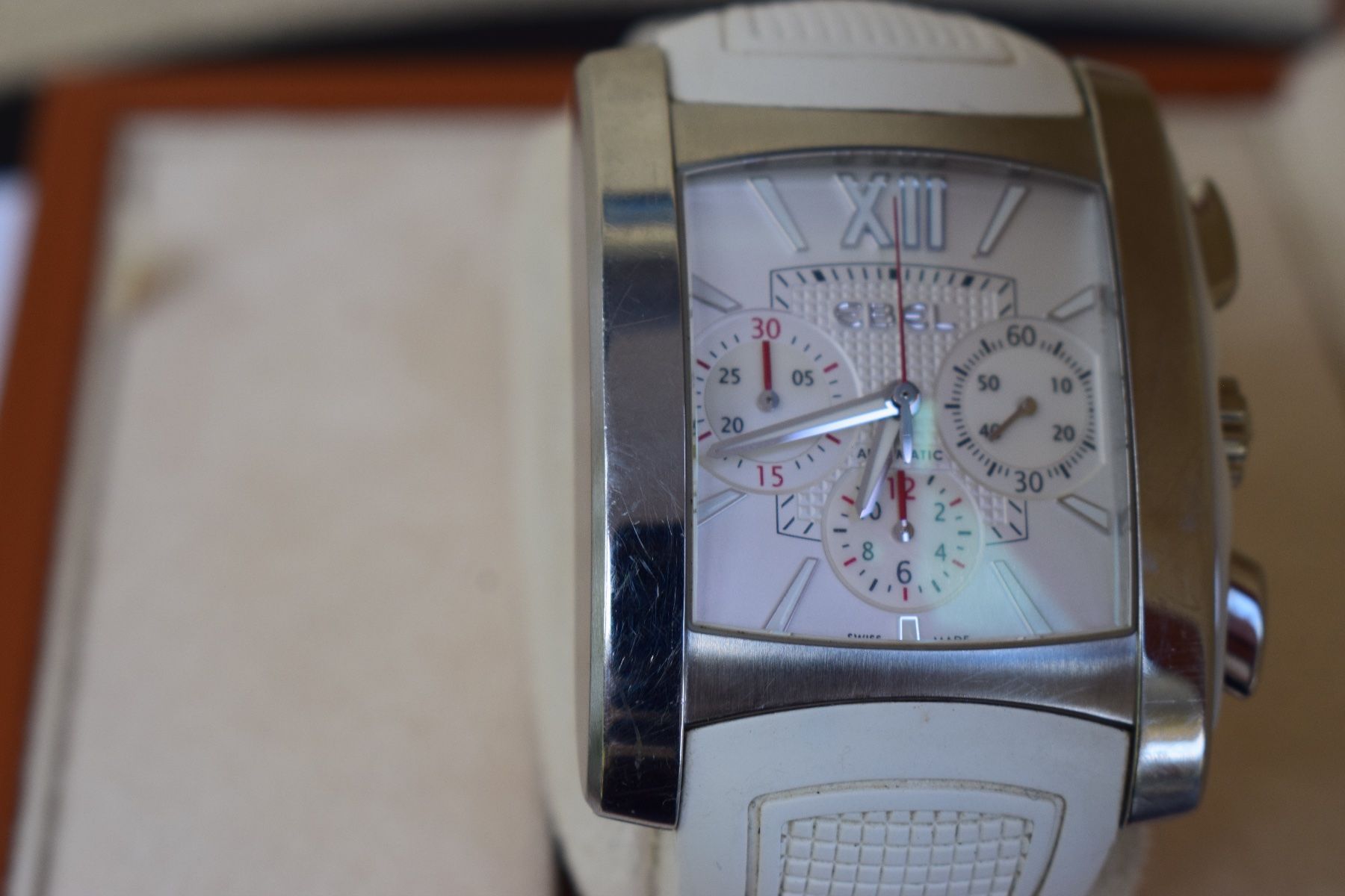 Ebel Uhren: Ebel Brasilia chronograph white dial full set – Neu und originalverpackt aus St-Légier-Chiésaz von Antichorloge 3