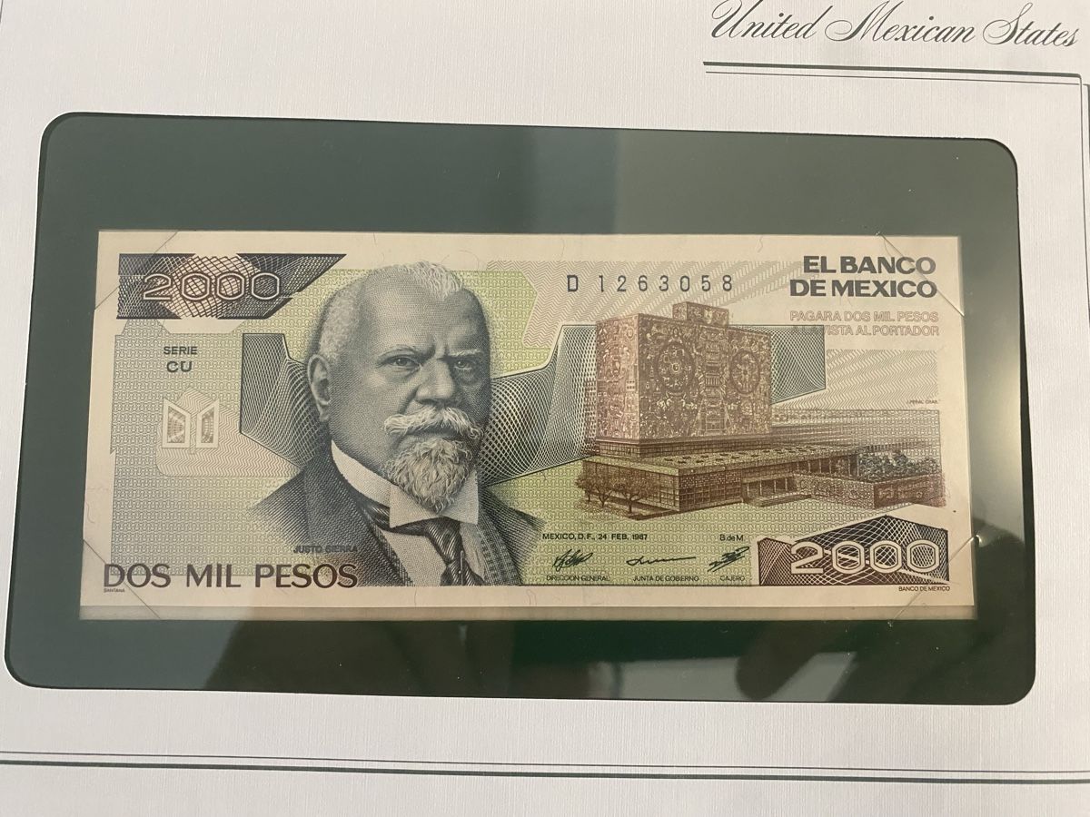 Banconote: Banknotenbrief Mexico – Nuovo (secondo la descrizione) da Muralto venduto da Alex1912 2