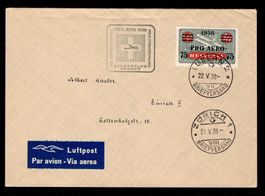 CH - Flugpost - Sonderflug - SF 38.1i - Pro Aero 1938