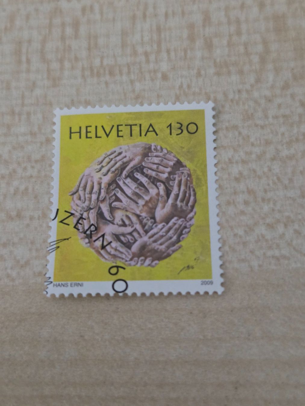 Alle Briefmarken: 2009 Hans Erni – Gebraucht aus Aarau von Casl63