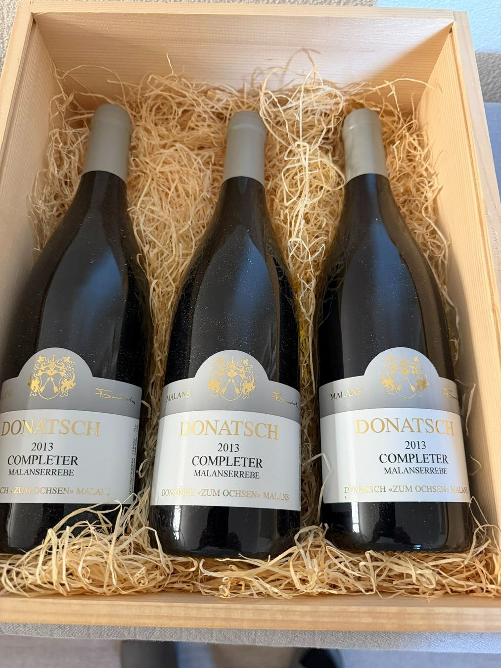 Donatsch Vino: 3 Flaschen Donatsch Completer 2013 – Nuovo (secondo la descrizione) da Bern venduto da Saturn1--0